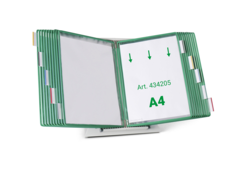 tarifold Tisch-Sichttafelsystem, mit 20 Sichttafeln in DIN A4