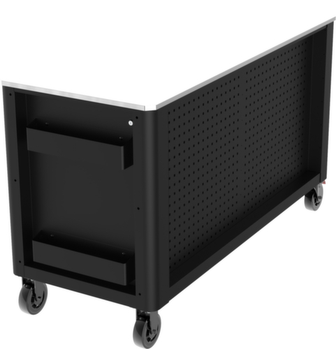 KS Tools PERFORMANCEplus P40 SCHWARZ/ROT Werkstattwagen mit 4 Schubladen