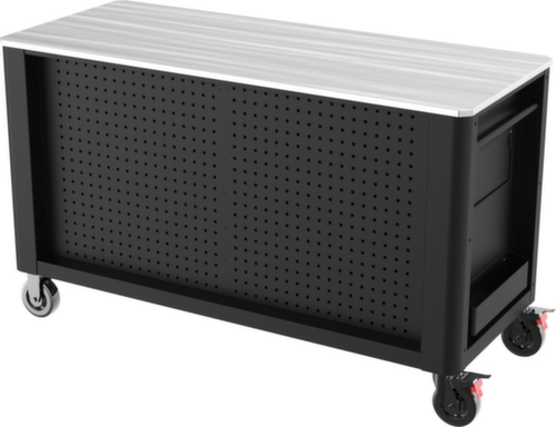 KS Tools PERFORMANCEplus P40 SCHWARZ/ROT Werkstattwagen mit 4 Schubladen