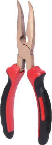 KS Tools BERYLLIUMplus Telefonzange gewinkelt 180 mm