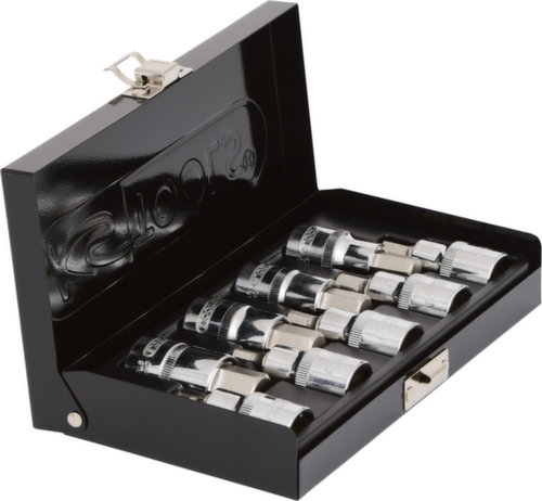 KS Tools 1/2" CHROMEplus Bit-Stecknuss-Satz Innensechskant