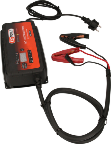 KS Tools 12V + 24V SMARTcharger Hochfrequenz-Batterieladegerät 25A/12,5A