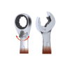 KS Tools DUO GEAR Ringmaulschlüssel-Satz