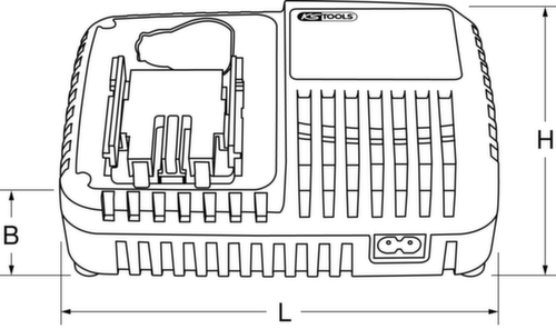 KS Tools Universal-Schnell-Ladegerät