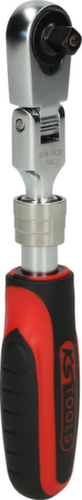 KS Tools 1/4" SlimPOWER Teleskop-Gelenk-Umschaltknarre