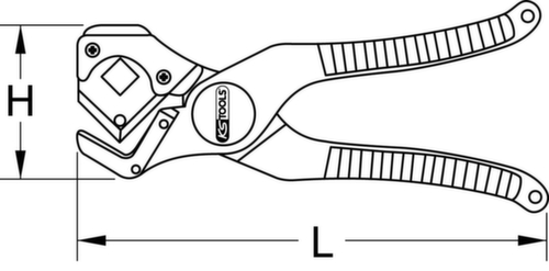 KS Tools Schlauchabschneider Ø 6-25mm
