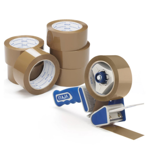 Sicherheits-Handabroller Set mit 6 Rollen, für Bandbreite 50 mm