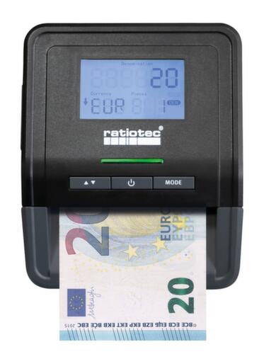 ratiotec Banknotenprüfgerät Smart Protect Plus, für Euro, Britisches Pfund, Schweizer Franken