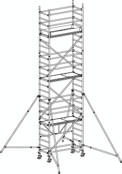Hymer Klappbares Fahrgerüst 8177