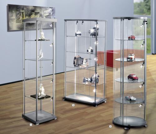Vitrine mit 4 Glasböden