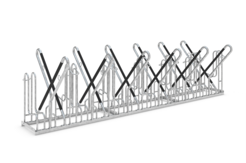 WSM Fahrrad-Anlehnbügel mit extra hohem Stellbügel