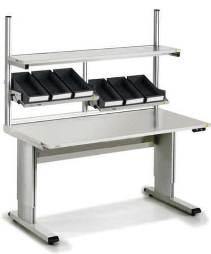 Treston Schrägboden für Montagetisch, Breite x Tiefe 660 x 400 mm