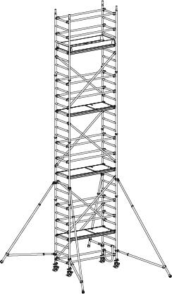 Hymer Fahrgerüst 8472 mit Auslegern
