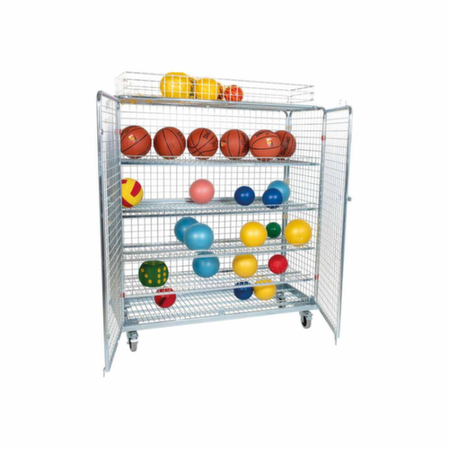 Ballwagen mit Böden, Traglast 500 kg