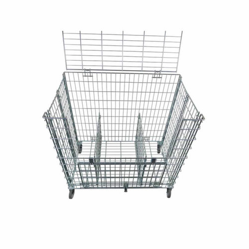 Faltbarer Ballwagen mit seitlicher Ladeklappe, Traglast 150 kg