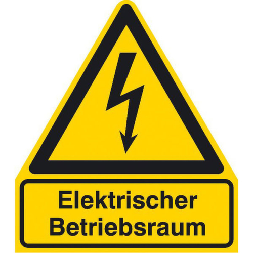 Warnkombischild PROTECT "Elektrischer Betriebsraum"