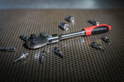 GEDORE R60120027 2K-Gelenk-Umschaltknarre 1/2 292 mm RSW5°