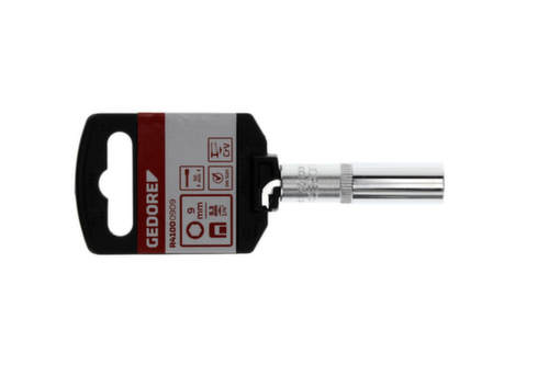 GEDORE R41000909 Steckschlüsseleinsatz 1/4" 6-kant 9 mm Länge 50 mm