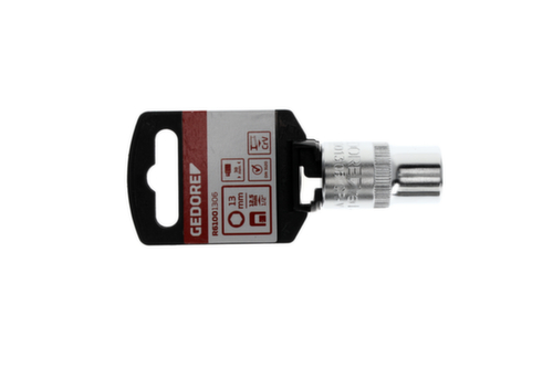 GEDORE R61001306 Steckschlüsseleinsatz 1/2" 6-kant 13 mm Länge 38 mm