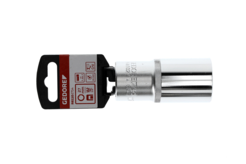 GEDORE RED R61102714 Steckschlüsseleinsatz 1/2" 12-kant 27 mm Länge 77 mm