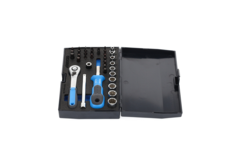 GEDORE D 20 KMU-20 Steckschlüssel-Satz 1/4" 37-teilig UD-IN-IS-PH-PZ-TX