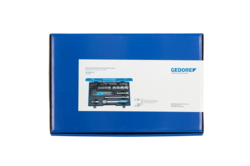 GEDORE D 19 WAU-20 Steckschlüssel-Satz 1/2" 31-teilig UD 5/16-1.1/4"