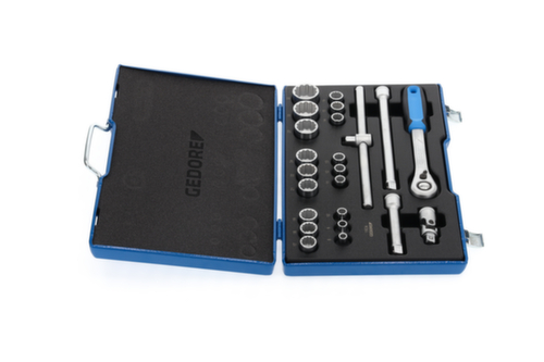 GEDORE D 19 EMU-20 Steckschlüssel-Satz 1/2"