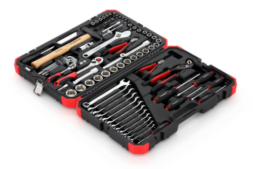 GEDORE R46003100 Steckschlüssel-Satz 1/4"+1/2" 10-32mm 100-teilig