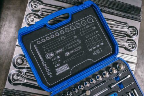 GEDORE 19 BMC 20 Steckschlüssel-Satz 1/4"+1/2"
