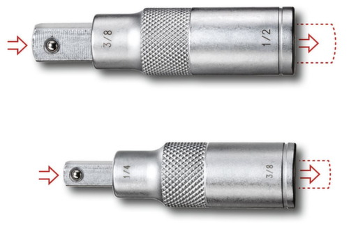 GEDORE R67131002 Reduzier-/Vergrößerungs-Adaptersatz 6in2 2-teilig