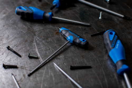 GEDORE DT 2142 8 Winkelschraubendreher mit 2K-T-Griff 8 mm