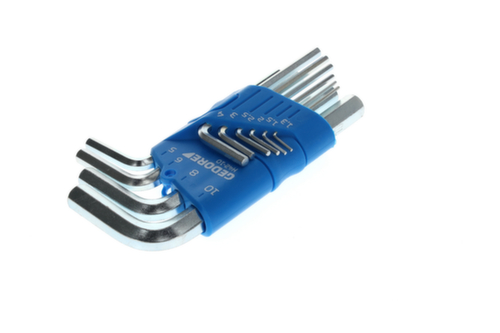 GEDORE H 42-10 Winkelschraubendreher-Satz im Halter 10-teilig 1,3-10 mm