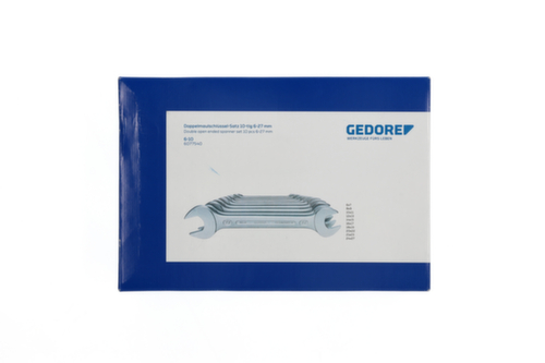 GEDORE 6-10 Doppelmaulschlüssel-Satz 10-teilig 6-27 mm