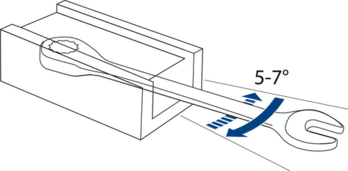 GEDORE 7 R 10 Maulschlüssel mit Ringratsche UD-Profil 10 mm