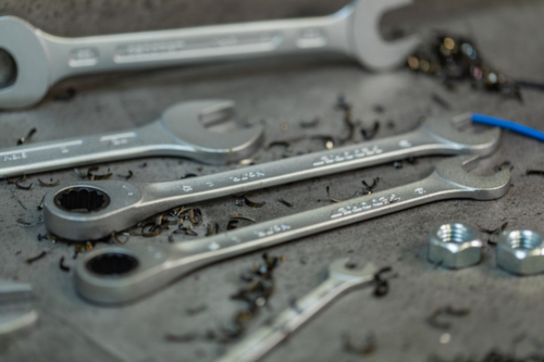 GEDORE 7 R 10 Maulschlüssel mit Ringratsche UD-Profil 10 mm