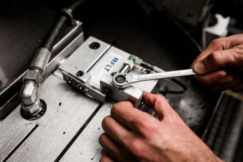 GEDORE 7 R 10 Maulschlüssel mit Ringratsche UD-Profil 10 mm