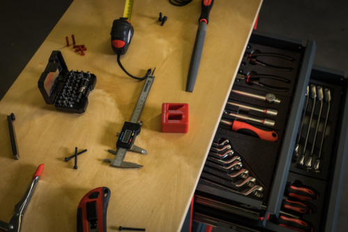 GEDORE R20400006 Werkstattwagen MECHANIC PLUS + 6 Schubladen 988x431x935 mm