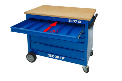 GEDORE 1507 XL-TS-308 Rollwerkbank mit Sortiment