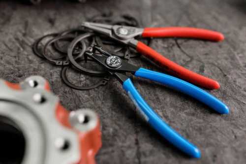 GEDORE 8000 J 21 Montagezange für Innensicherungsringe gewinkelt 19-60mm