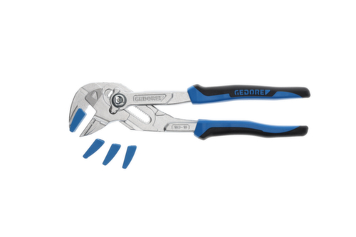 GEDORE SB 183 10 JC S-002 Zangenschlüssel-Set 10" JC m. 2K-Griff u. 4 Schonbacken