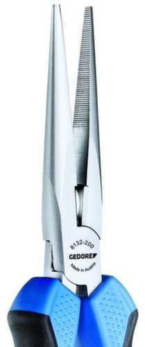 GEDORE 8132-160 JC Flachrundzange 160 mm 2K-Griff