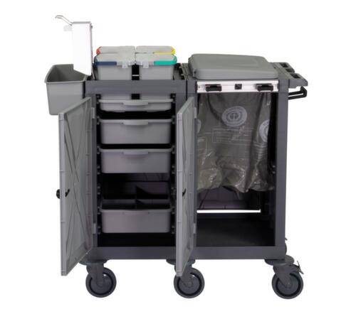 Geschlossener Reinigungswagen VariX, 4x6 l Eimer