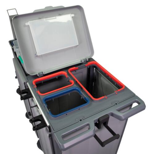 Geschlossener Reinigungswagen VariX, 4x6 l Eimer