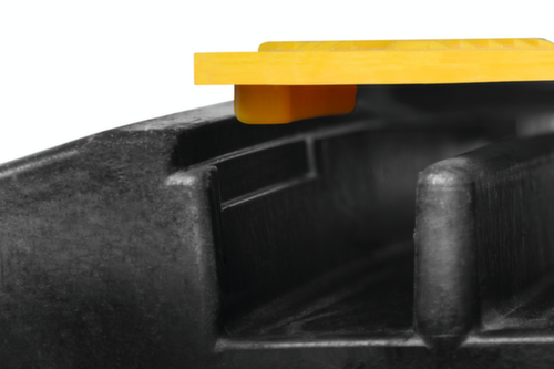 Moravia Kabelbrücke MORION, Breite 590 mm, gelb/schwarz