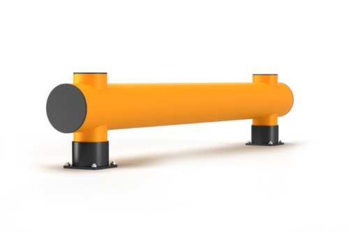 a.m.p.e.r.e. Rammschutz-Barriere Rack Mammut®, Einzelplanke, Länge 8000 mm