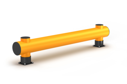 a.m.p.e.r.e. Rammschutz-Barriere Rack Mammut®, Einzelplanke, Länge 8000 mm