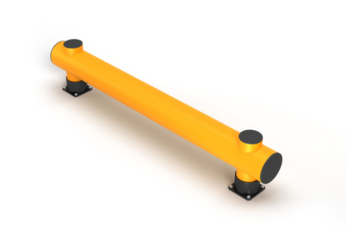 a.m.p.e.r.e. Rammschutz-Barriere Rack Mammut®, Einzelplanke, Länge 8000 mm