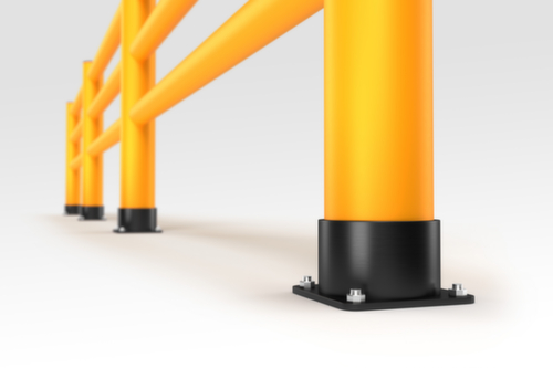 a.m.p.e.r.e. Geländersystem Rack Mammut®, Handlauf, Länge 6000 mm