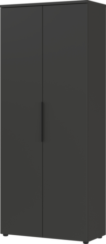 Aktenschrank GW-MAILAND 4371, 5 Ordnerhöhen, graphit/graphit