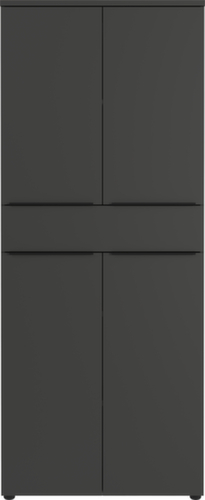 Aktenschrank GW-MAILAND 4372, 4 Ordnerhöhen, graphit/graphit